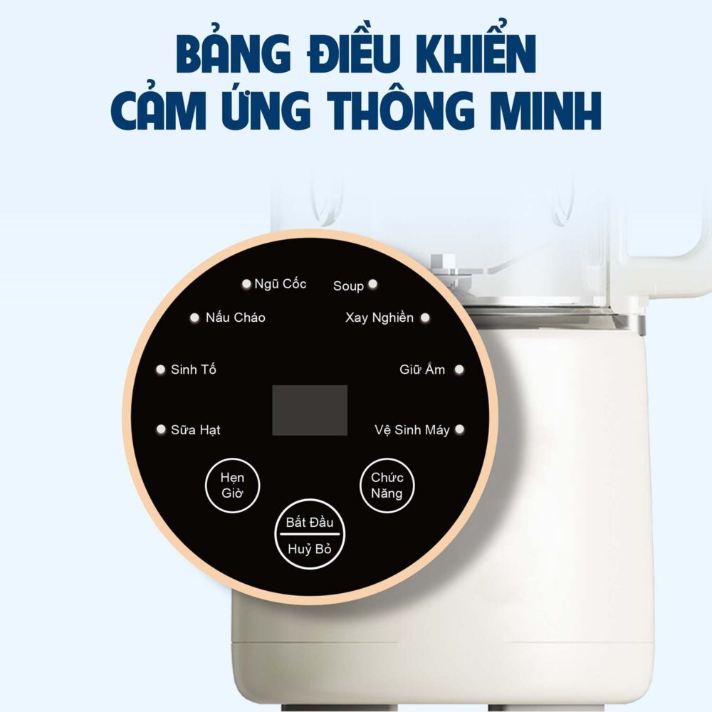 Máy làm sữa hạt đa năng Gilux GLJ16 - 8in1 - Xay nấu sữa hạt êm ái, độ ồn thấp nhất thị trường - Ảnh 5