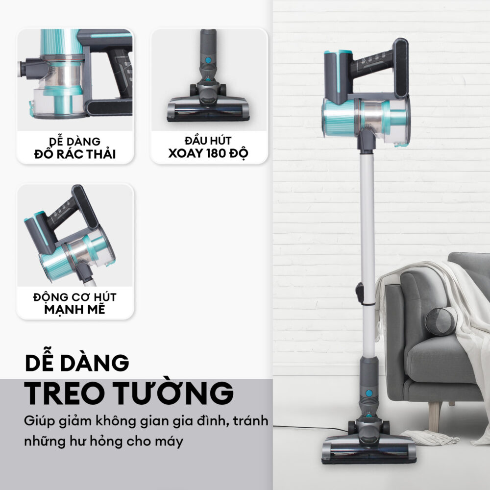 Máy Hút Bụi Gilux GLH72 – Công Nghệ Hút Bụi Mạnh Mẽ, Tiện Lợi - Ảnh 3