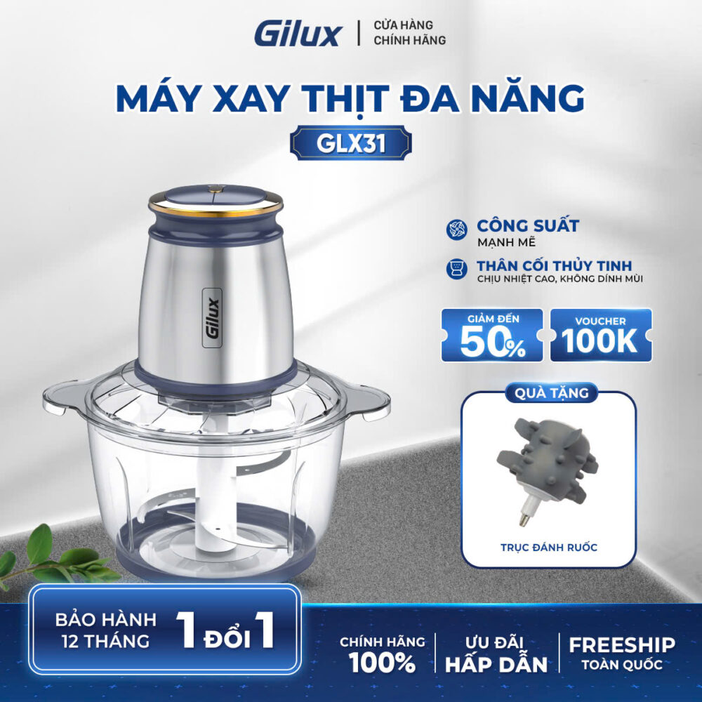 Máy xay đa năng GLX 31 – Xay thịt nhuyễn, làm ruốc tơi 