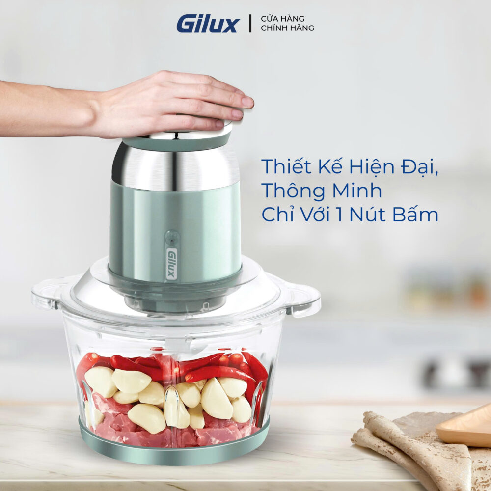 Máy xay thực phẩm Gilux GLM 89 – Máy xay đa năng thịt, ruốc, hành tỏi - Ảnh 3
