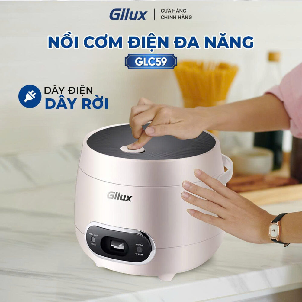 Nồi cơm điện GLC 59 - Thiết kế nhỏ gọn, tiện lợi cho cuộc sống hiện đại - Ảnh 2